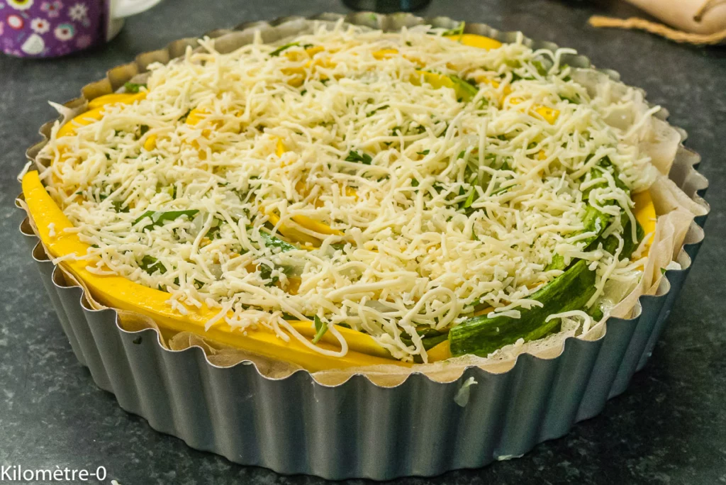 Tarte spirale aux deux courgettes - Étape 11