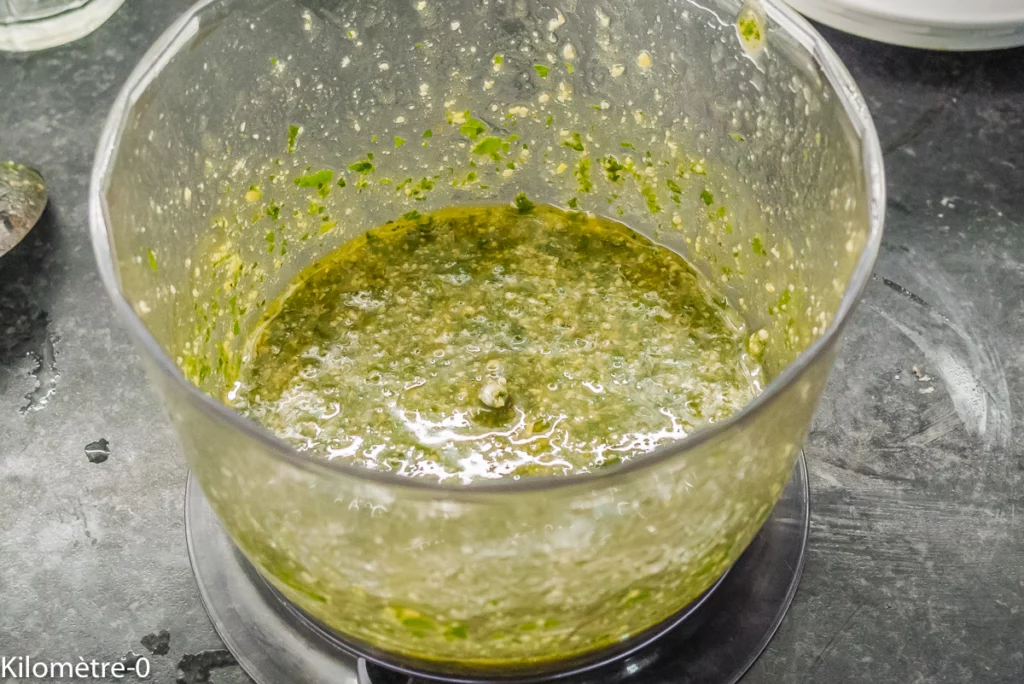 Terrine de betterave au fromage de chèvre et au pesto - Étape 3