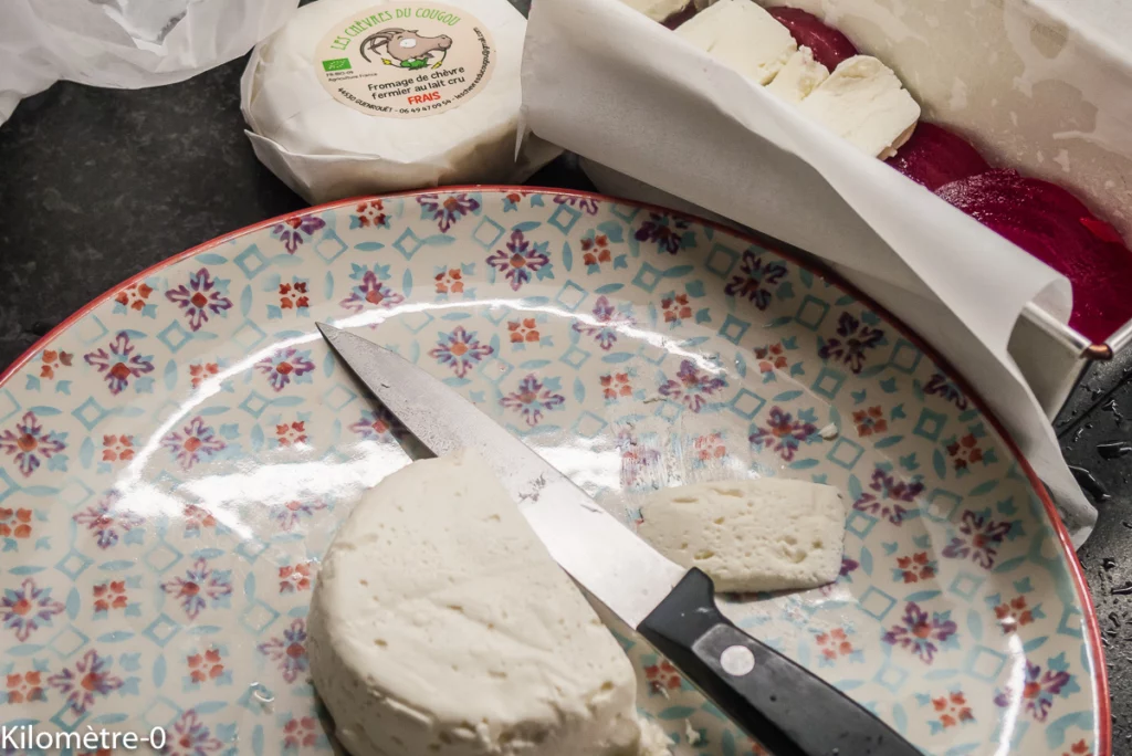 Terrine de betterave au fromage de chèvre et au pesto - Étape 7