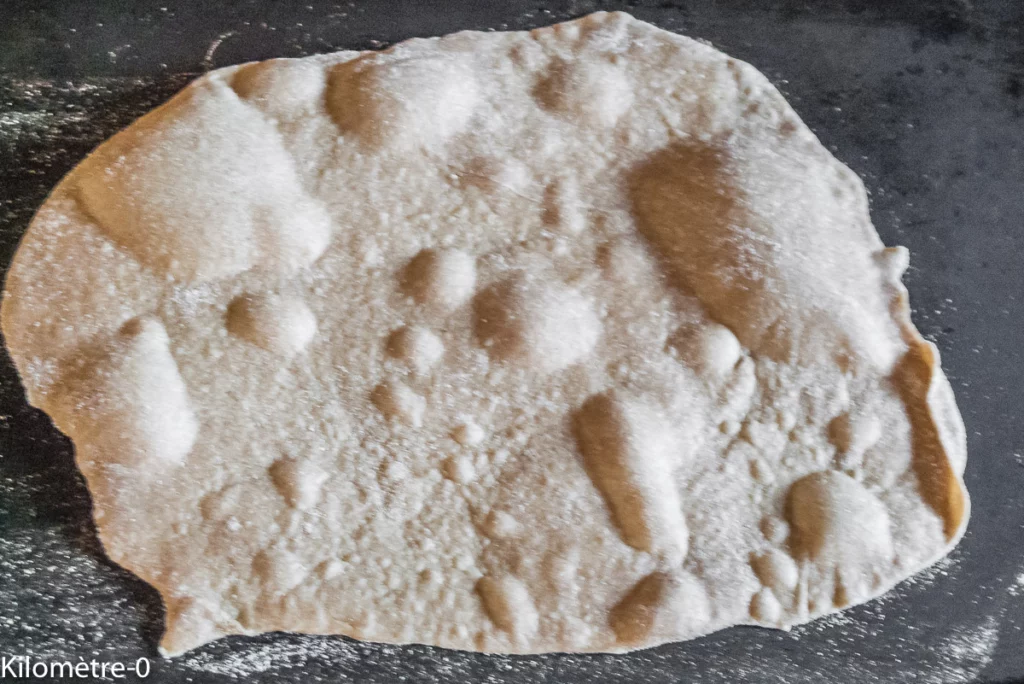 Piadina au jambon et crudités - Étape 4