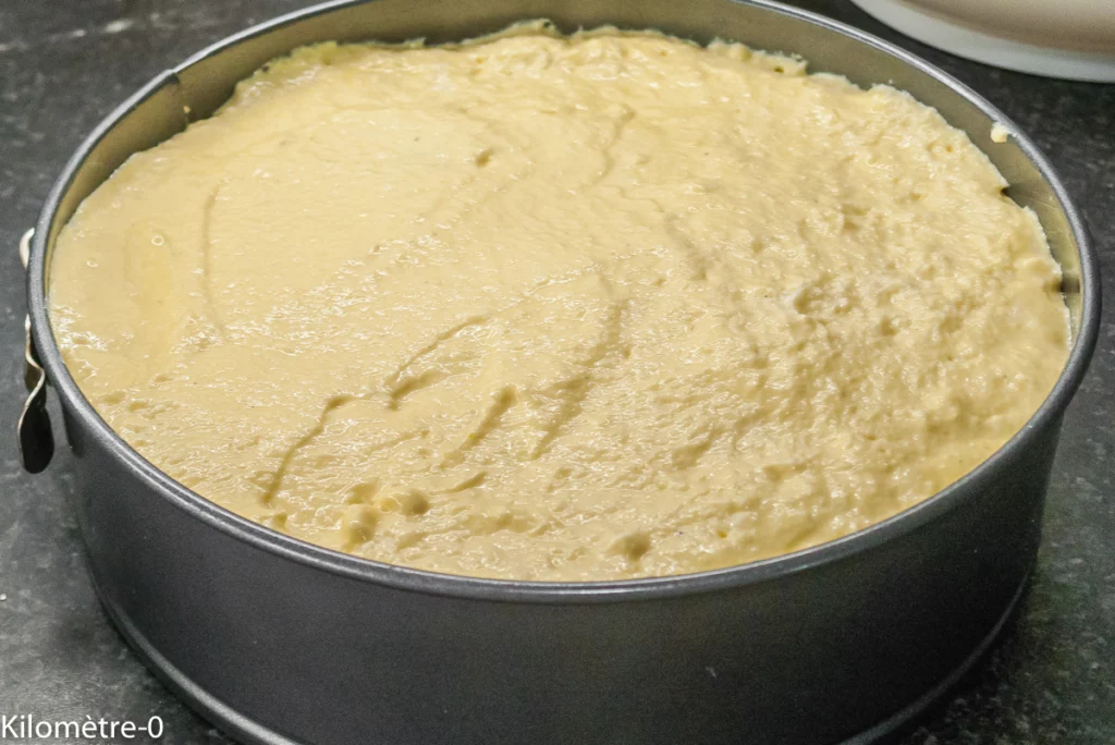 Sernik, gâteau au fromage frais polonais aux mûres - Étape 9