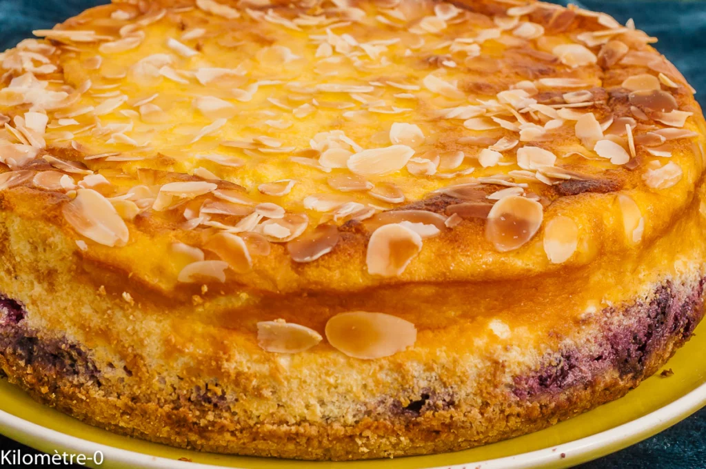 Sernik, gâteau au fromage frais polonais aux mûres - Étape 11