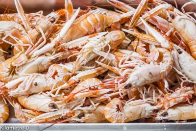 Photo de recette de langoustines, comment cuire les langoustines, cuisson des langoustines, four vapeur, cuisson vapeur, facile,  Kilomètre-0, blog de cuisine réalisée à partir de produits de saison et issus de circuits courts