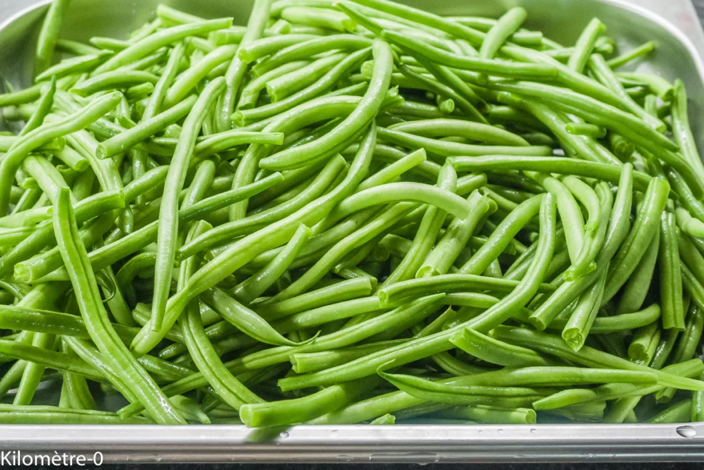Salade de sarrasin aux haricots verts et radis - Étape 1