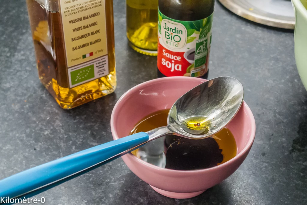 Salade de courgettes aux lardons et oignons nouveaux - Étape 8