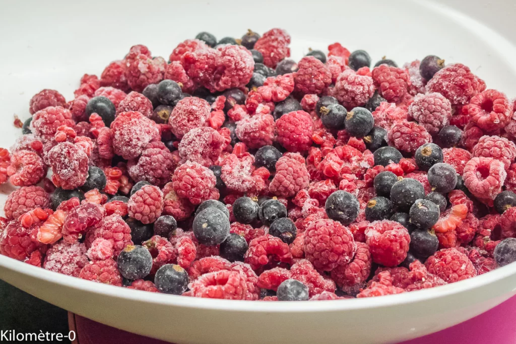Gâteau tendre aux fruits rouges - Étape 1