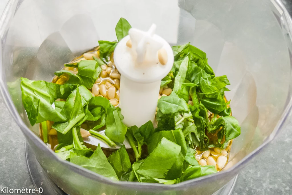 Terrine de courgettes aux sardines, tomates et pesto - Étape 3