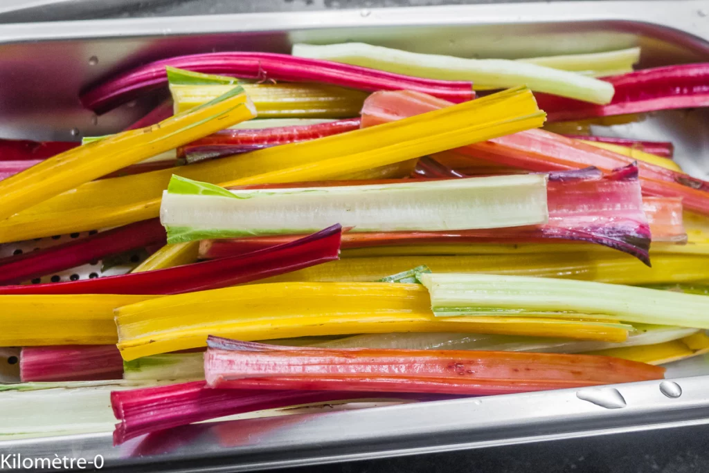 Gratin de blettes aux lardons - Étape 2