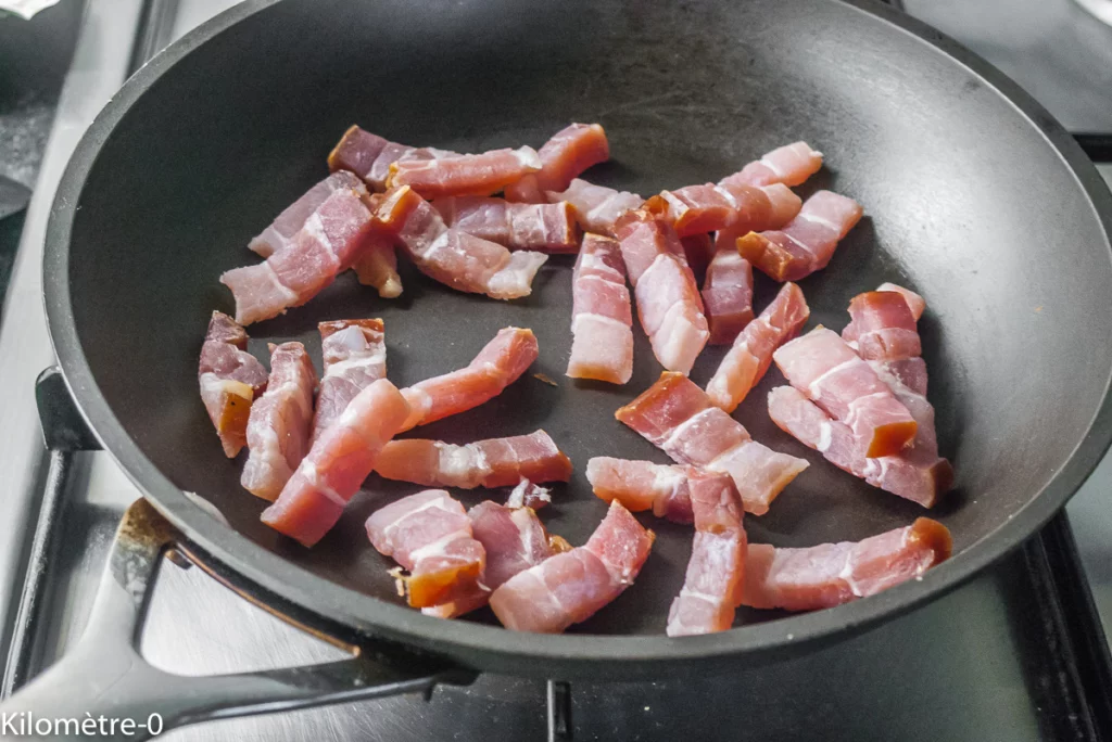 Gratin de blettes aux lardons - Étape 4