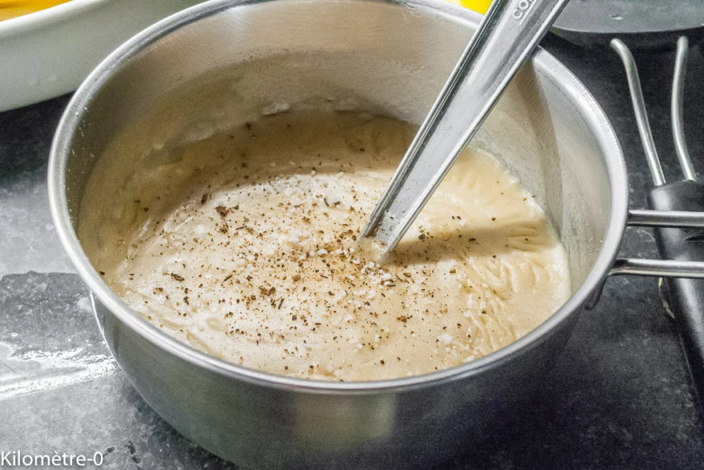 Gratin de blettes aux lardons - Étape 5