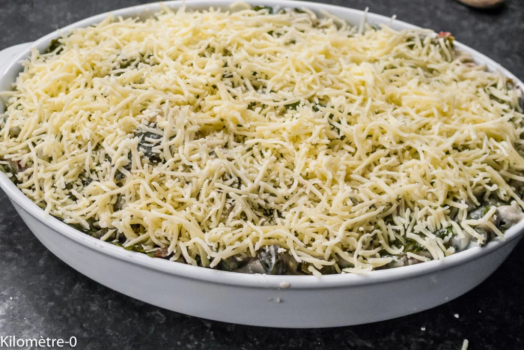 Gratin de blettes aux lardons - Étape 6