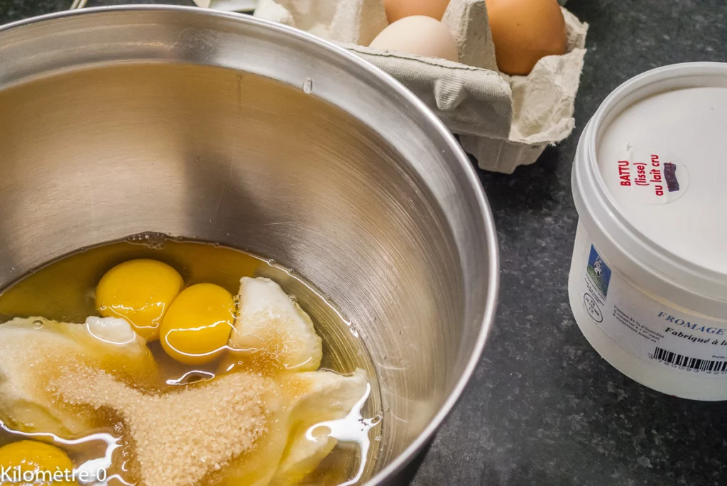 Gâteau aux mûres et au fromage blanc - Étape 2