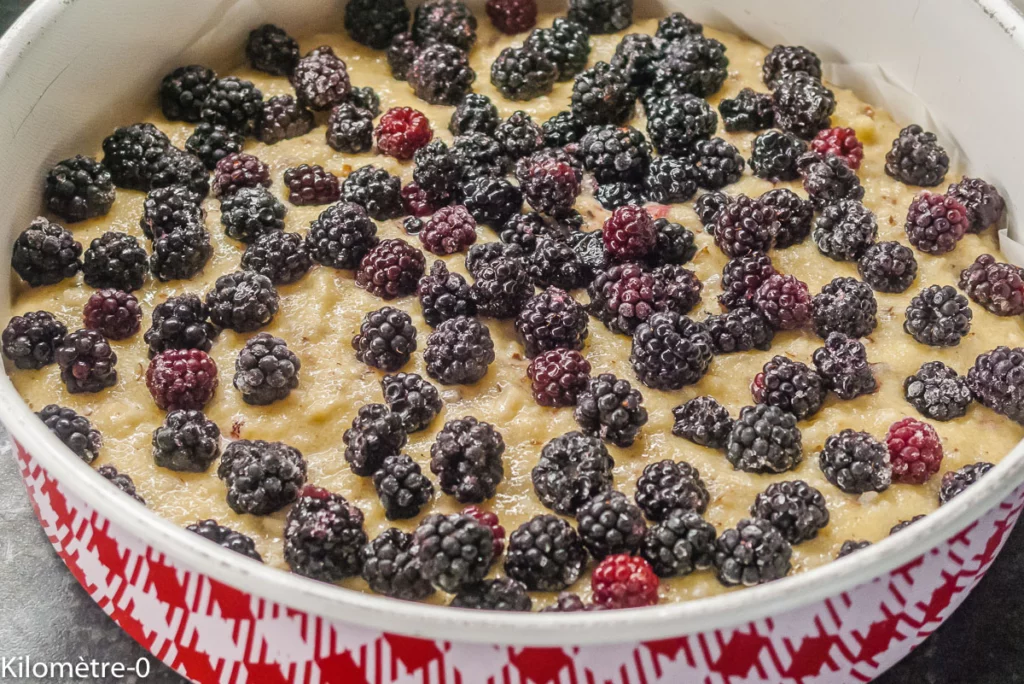 Gâteau aux mûres et au fromage blanc - Étape 5