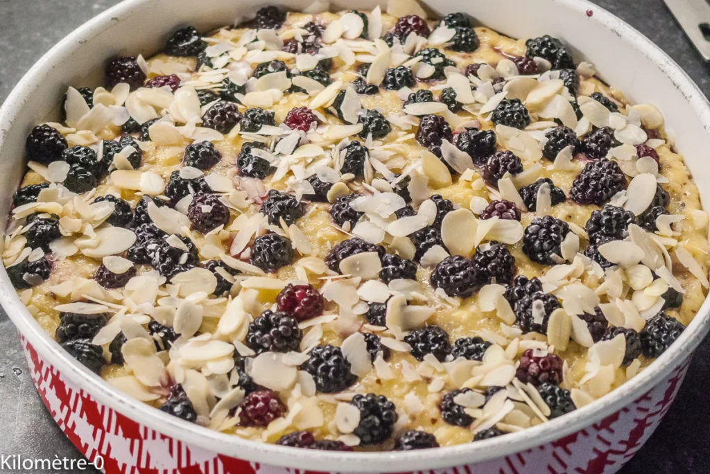 Gâteau aux mûres et au fromage blanc - Étape 6