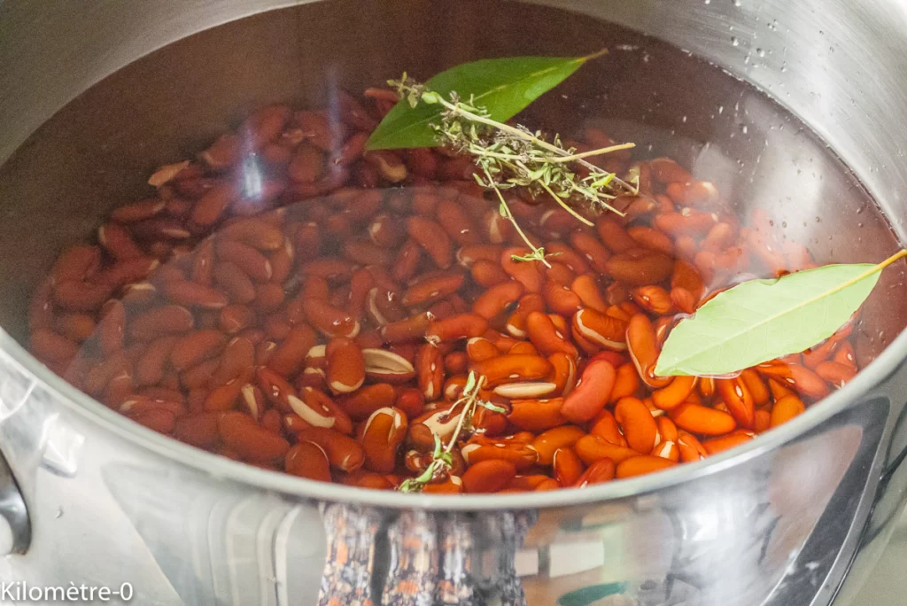 Cuisson des haricots rouges - Étape 3