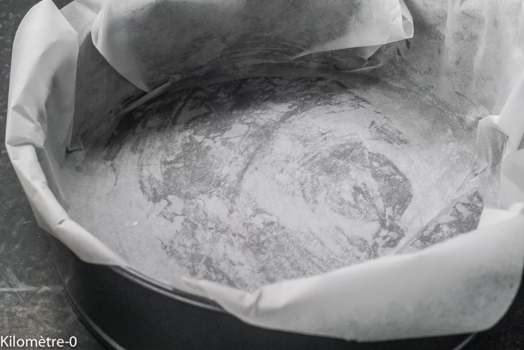 Gâteau aux mûres et au fromage blanc - Étape 1