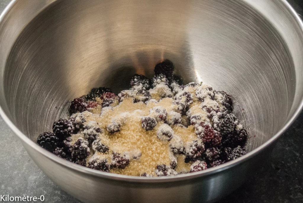 Gâteau aux mûres et au fromage blanc - Étape 4