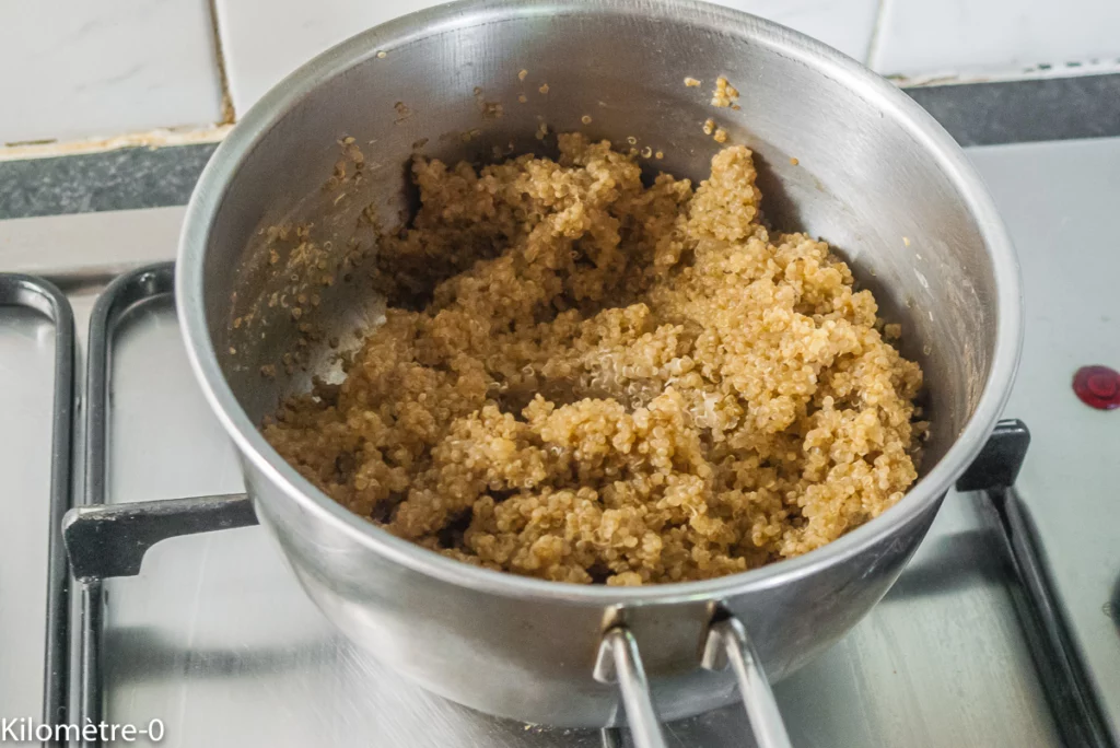 Quinoa à la trapanese et aux légumes - Étape 1