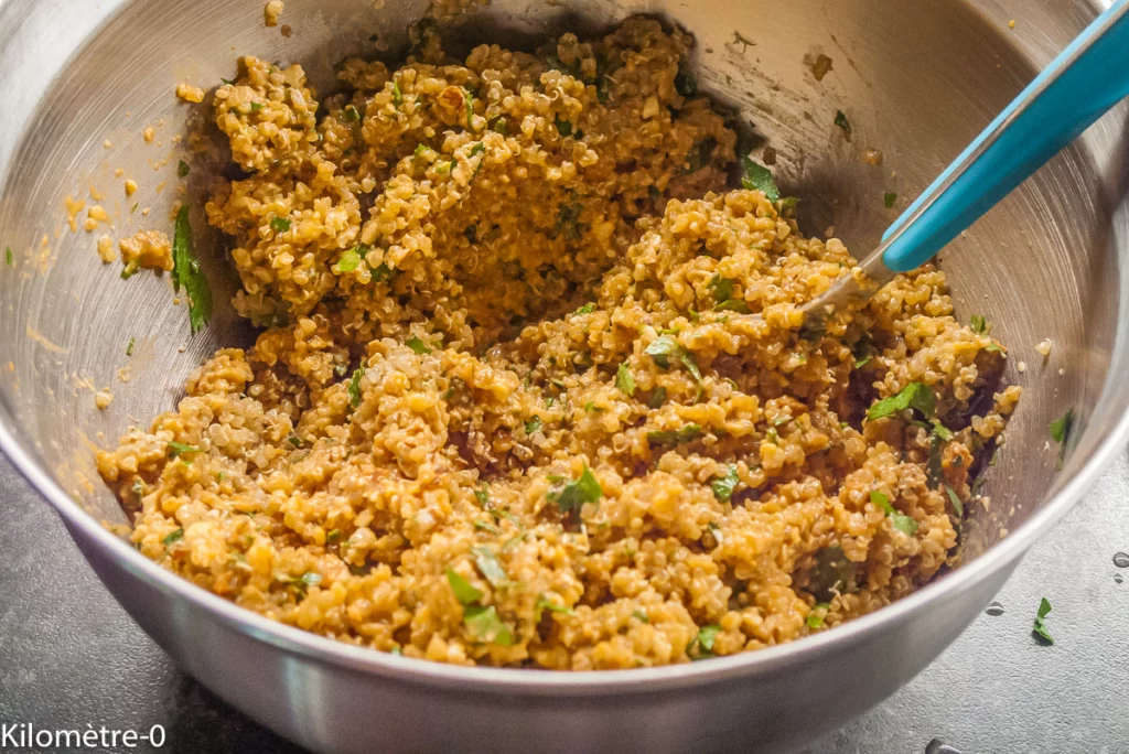 Quinoa à la trapanese et aux légumes - Étape 7