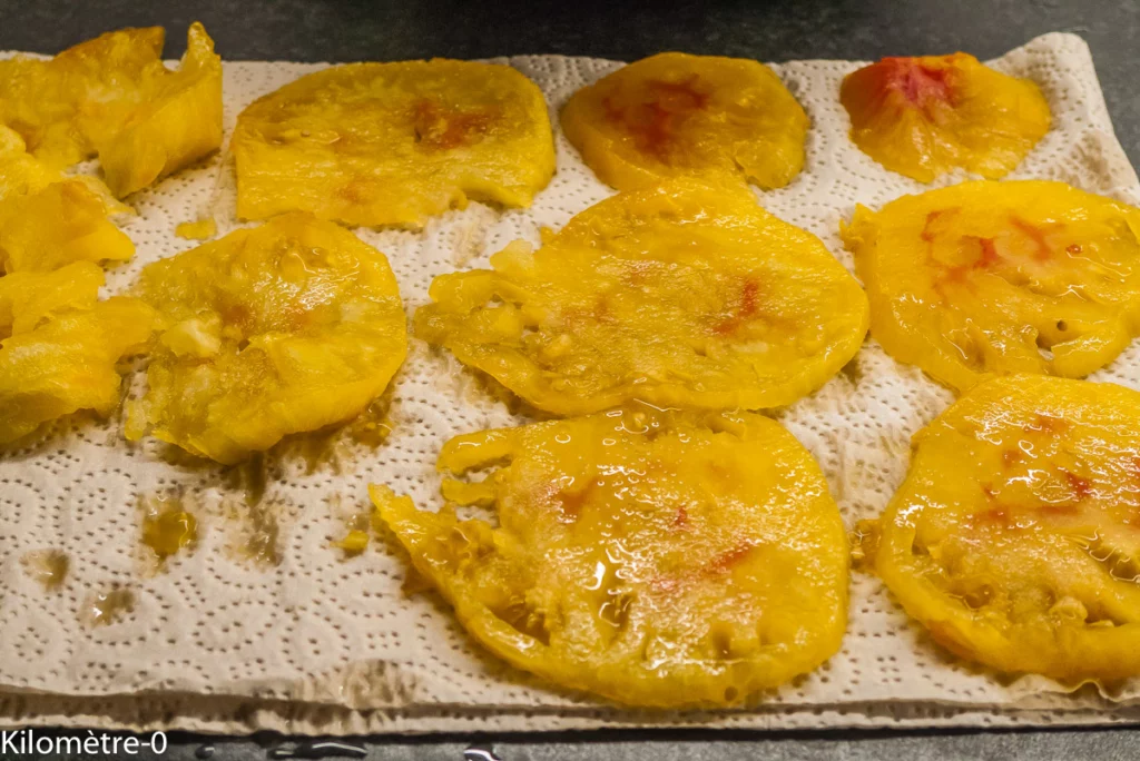 Salade de tomates anciennes aux sardines - Étape 3
