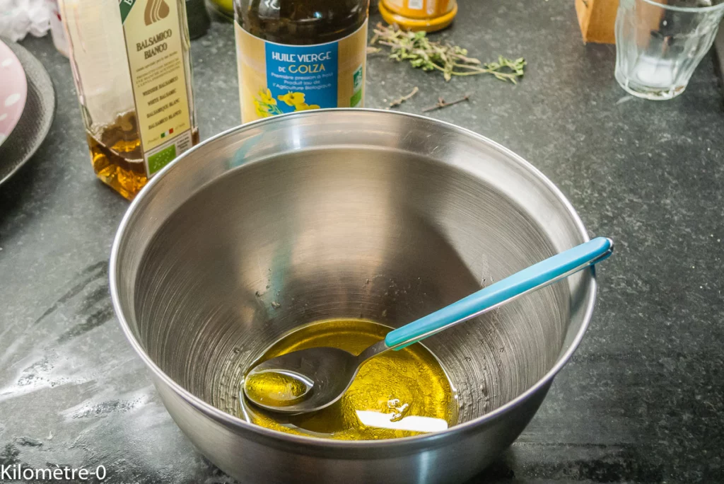 Salade estivale aux haricots verts et tomates - Étape 3