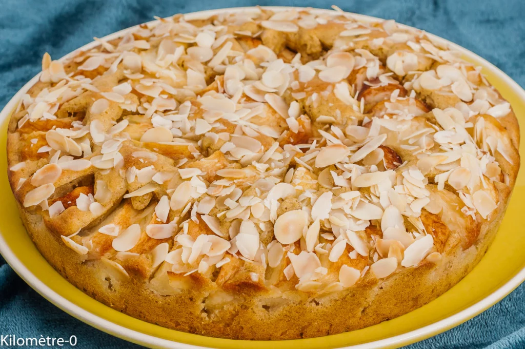 Gâteau aux pêches et aux amandes - Étape 10