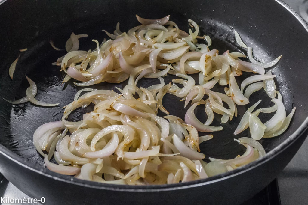 Salade de courgettes crues, araignée ou crabe - Étape 3