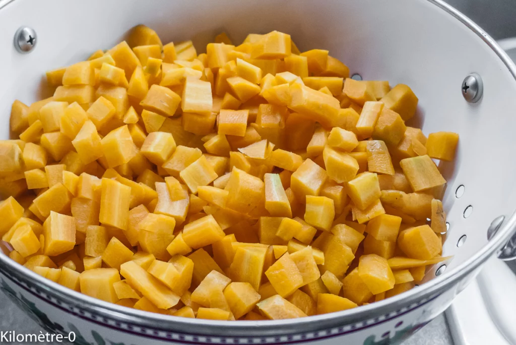 Macédoine estivale aux crevettes - Étape 2