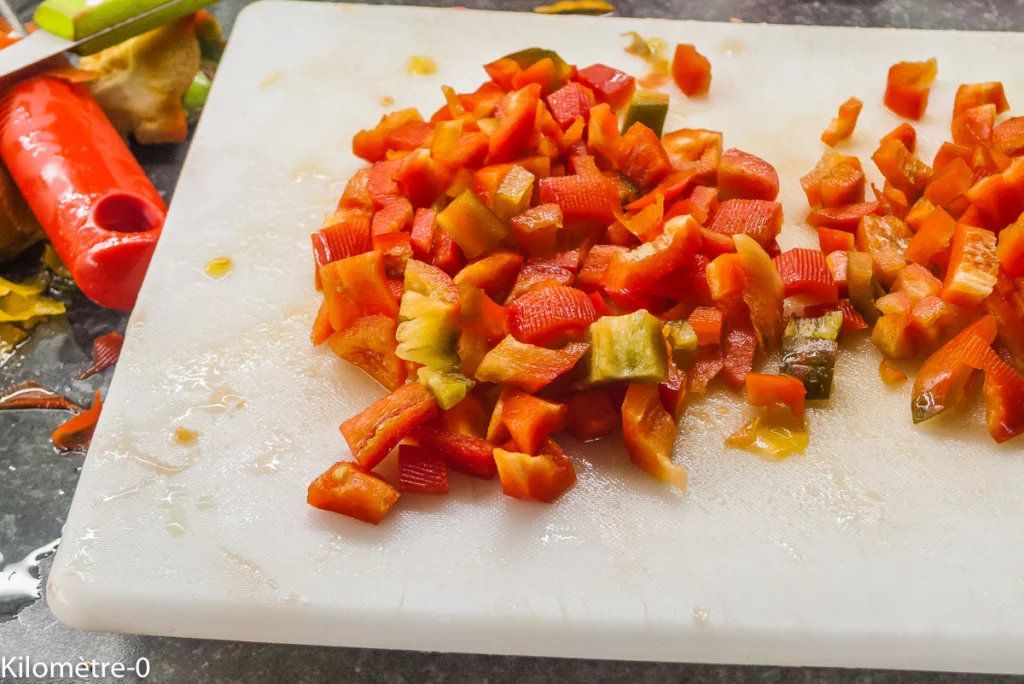 Macédoine estivale aux crevettes - Étape 4