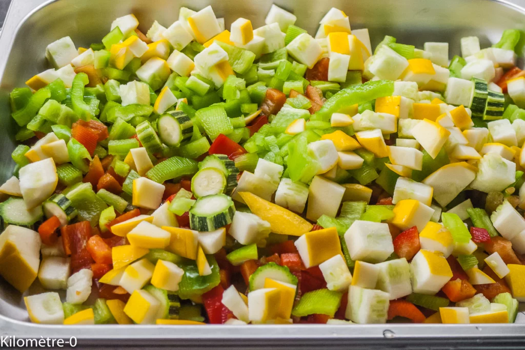 Macédoine estivale aux crevettes - Étape 6