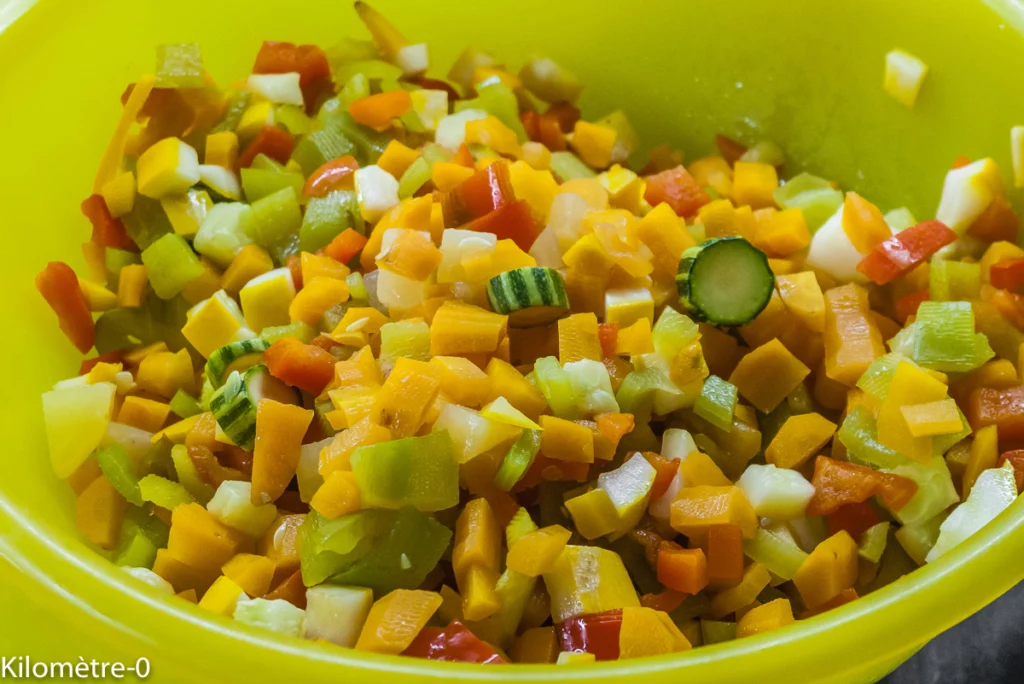 Macédoine estivale aux crevettes - Étape 7