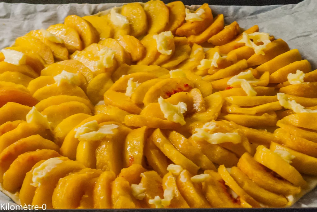 Tarte fine aux nectarines - Étape 3