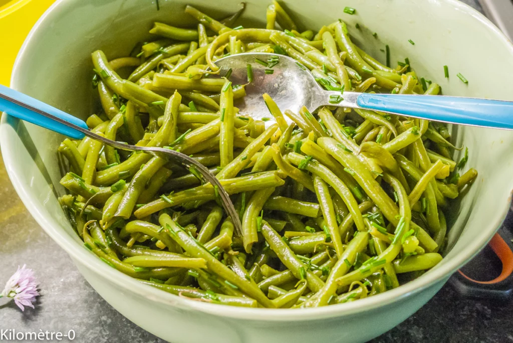 Salade estivale aux haricots verts et tomates - Étape 4