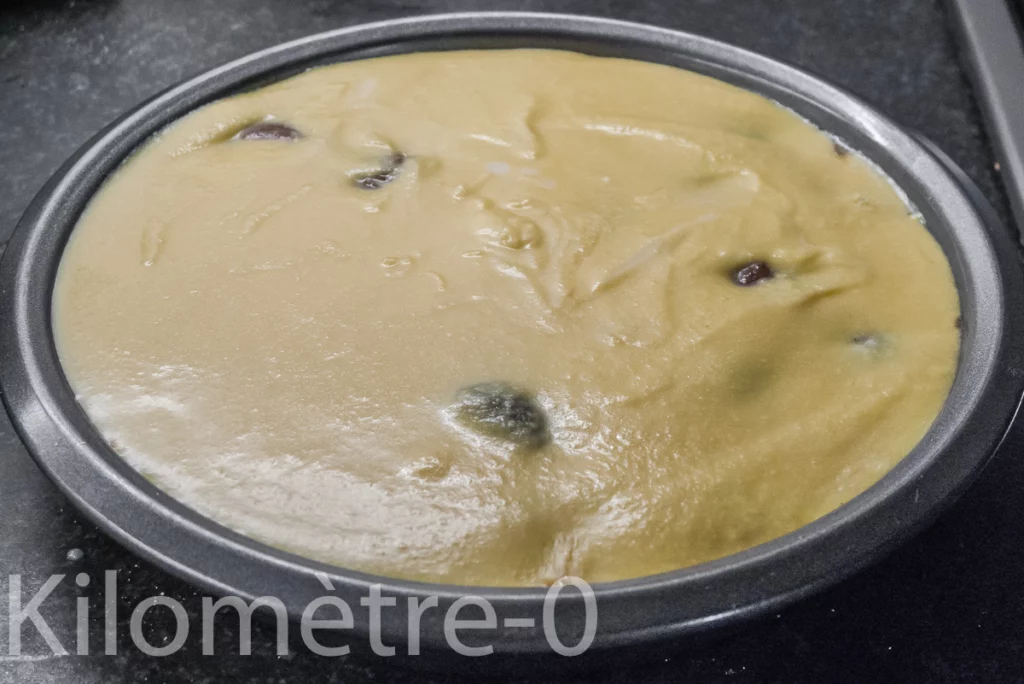 Clafoutis aux prunes et au lait de coco - Étape 3