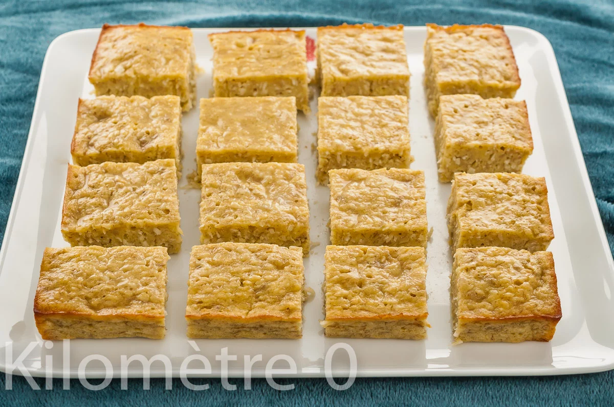 Photo de recette de dessert, gâteau, réunionnais, recette des îles, facile, banane, rhum, lait de coco, bio, rapide, cuisine réunionnaise, monde, Kilomètre-0, blog de cuisine réalisée à partir de produits de saison et issus de circuits courts