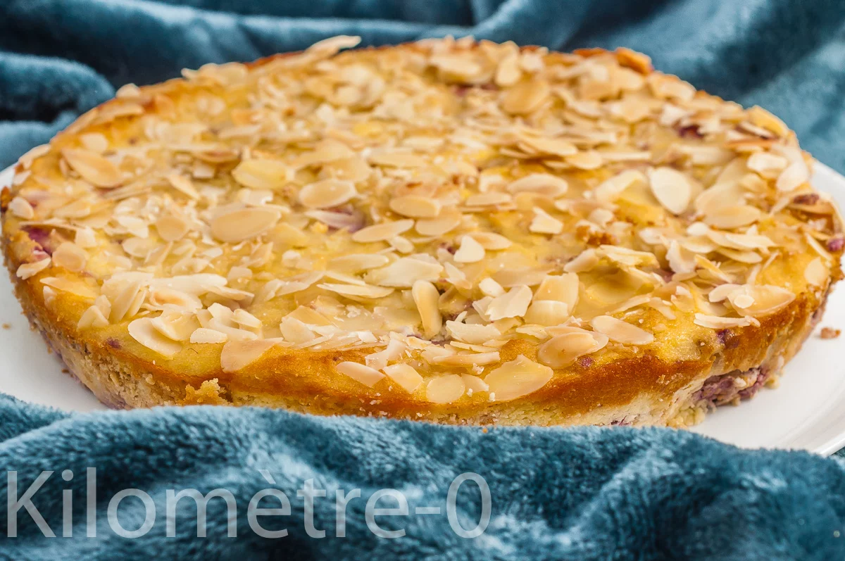 Photo de recette de dessert, fruits rouges, été, printemps, fruits, gâteau, ricotta, framboises, limoncello, amandes, facile, rapide, Kilomètre-0, blog de cuisine réalisée à partir de produits de saison et issus de circuits courts