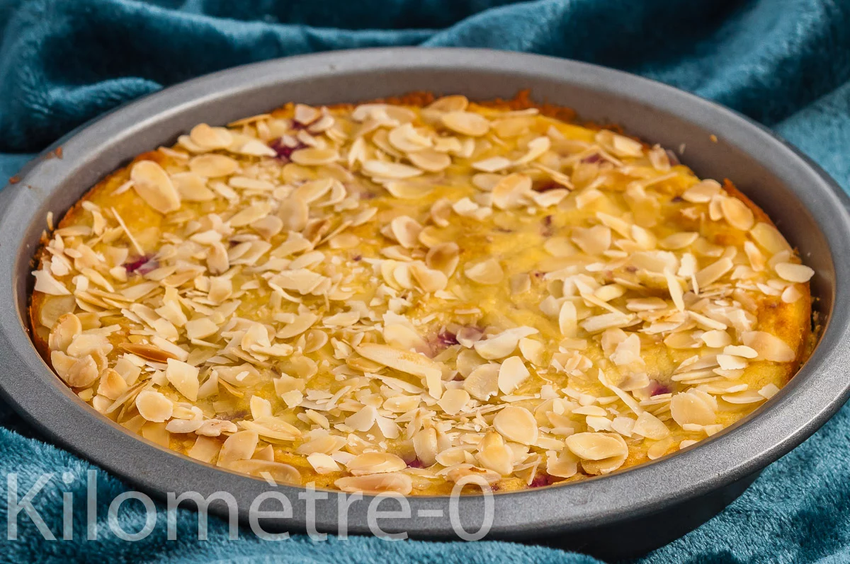Photo de recette de dessert, fruits rouges, été, printemps, fruits, gâteau, ricotta, framboises, limoncello, amandes, facile, rapide, Kilomètre-0, blog de cuisine réalisée à partir de produits de saison et issus de circuits courts