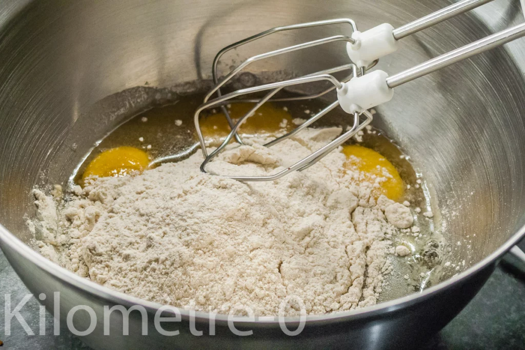 Clafoutis aux prunes - Étape 2