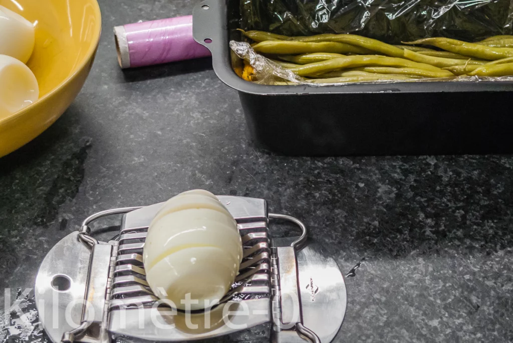 Terrine aux haricots verts, poivrons et oeufs - Étape 8