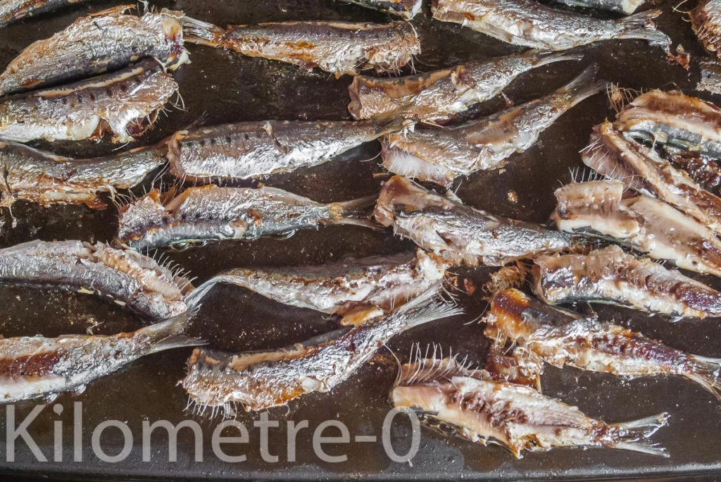 Roulés de poivrons aux sardines - Étape 3