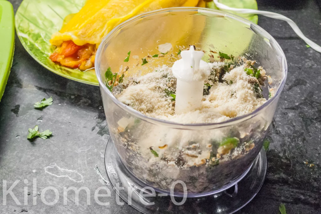 Roulés de poivrons aux sardines - Étape 8