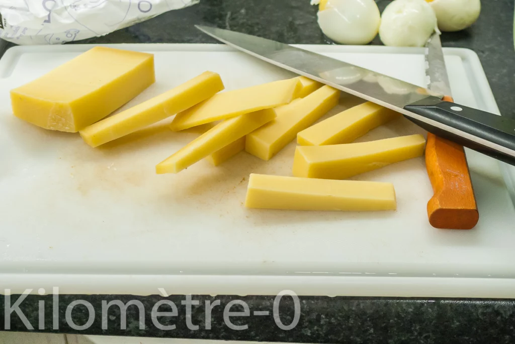 Salade de légumes d&rsquo;été  au riz, comté et œufs - Étape 9