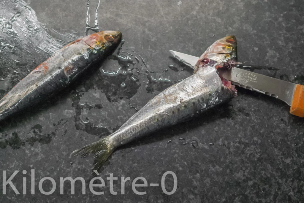 Préparer et cuisiner des sardines fraiches - Étape 1