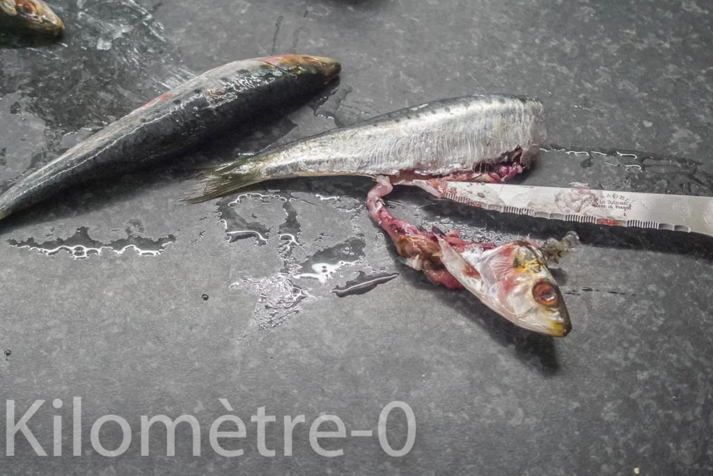 Préparer et cuisiner des sardines fraiches - Étape 2
