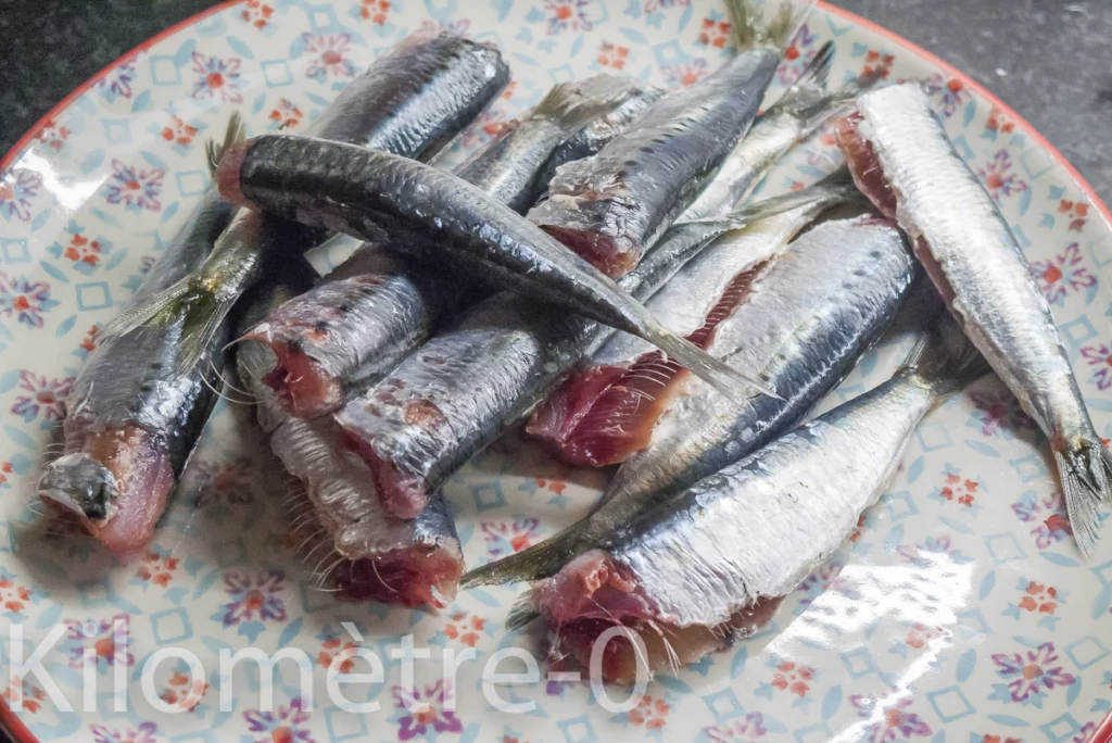 Salade de sardines aux haricots verts, oeufs et tomates cerises - Étape 2
