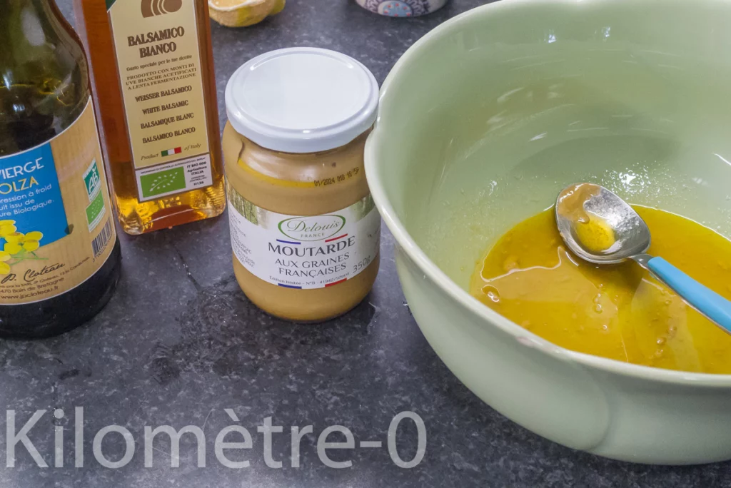 Salade de quinoa, poivrons, olives et amandes - Étape 6