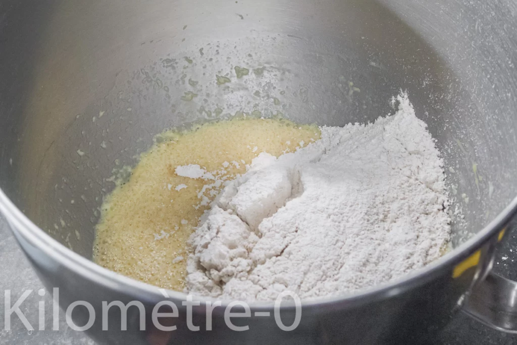 Gâteau du matin à la farine de châtaignes, au miel et pépites de chocolat (sans gluten) - Étape 3