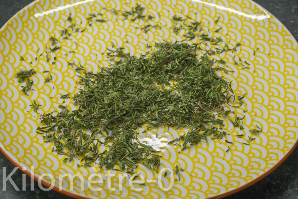 Sécher et conserver des fines herbes - Étape 2