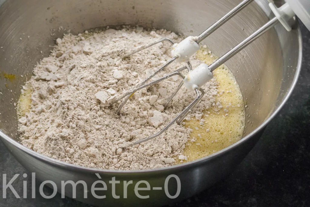 Clafoutis à la farine de châtaignes et aux poires - Étape 4