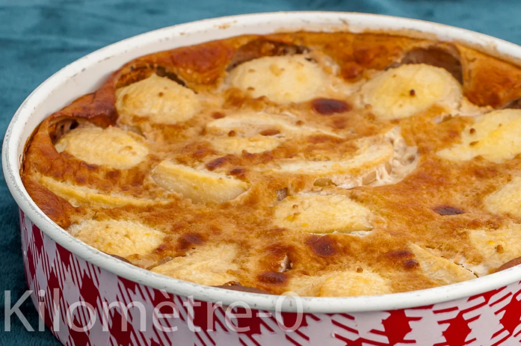 Clafoutis à la farine de châtaignes et aux poires - Étape 6